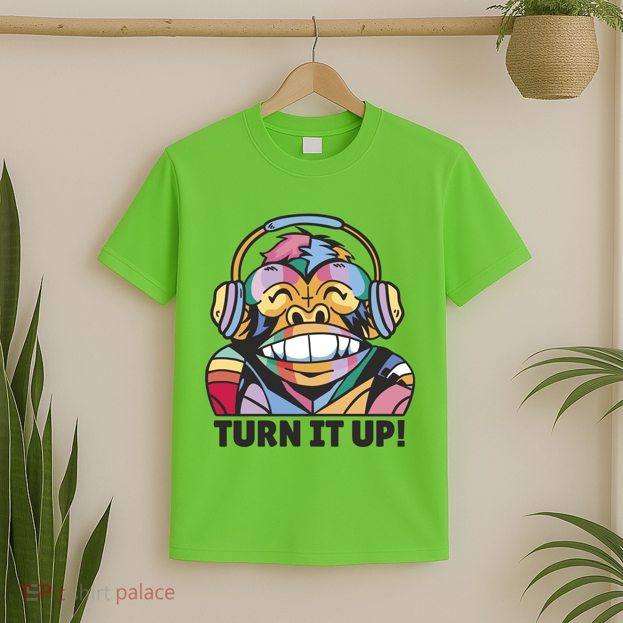 Turn It Up Music Monkey T-Shirt
