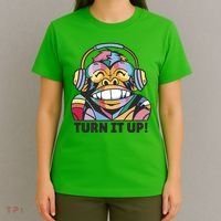 Turn It Up Music Monkey T-Shirt thumb 4