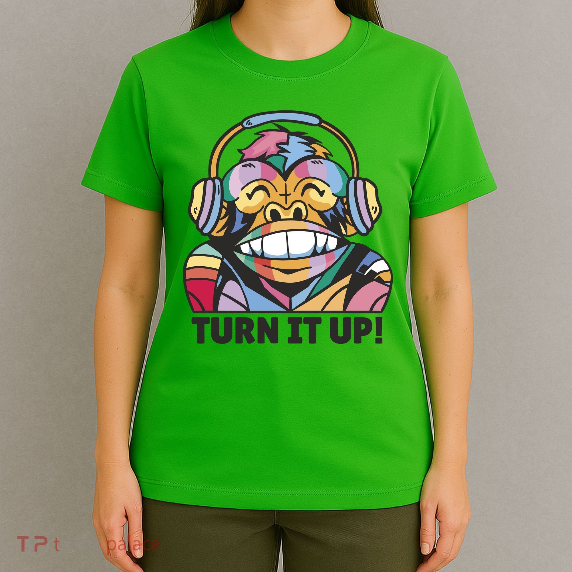 Turn It Up Music Monkey T-Shirt