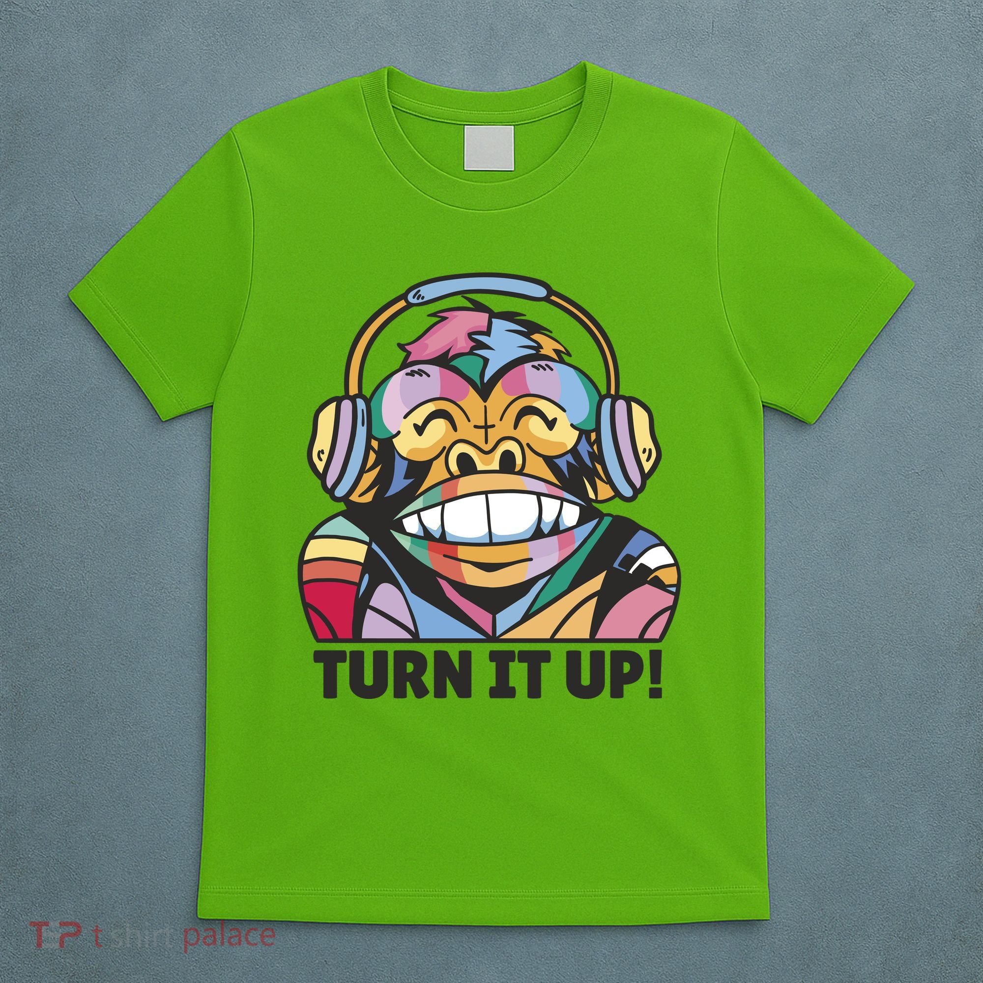 Turn It Up Music Monkey T-Shirt