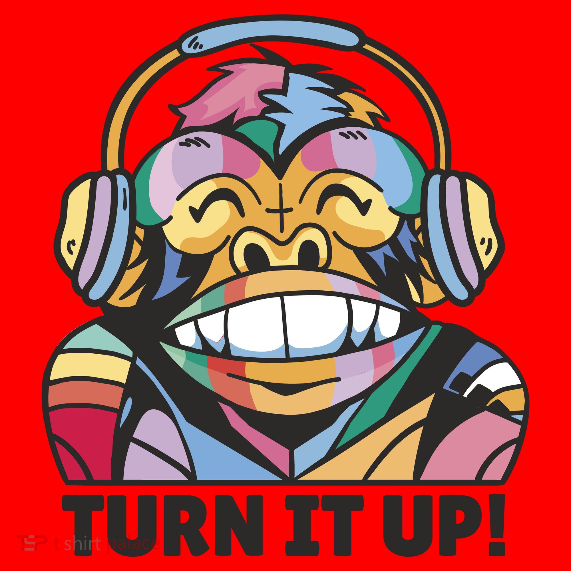 Turn It Up Music Monkey Santa Hat