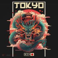 Tokyo Inspired Vintage Style 80s Retro Japanese Asian Dragon T-Shirt thumb 7