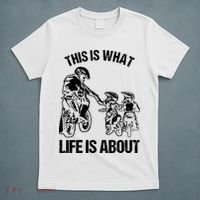 This Is What Life Is About Biker Father With Son Dirt Bike T-Shirt thumb 5