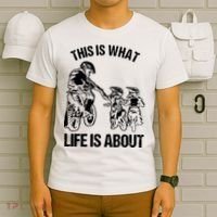 This Is What Life Is About Biker Father With Son Dirt Bike T-Shirt thumb 6