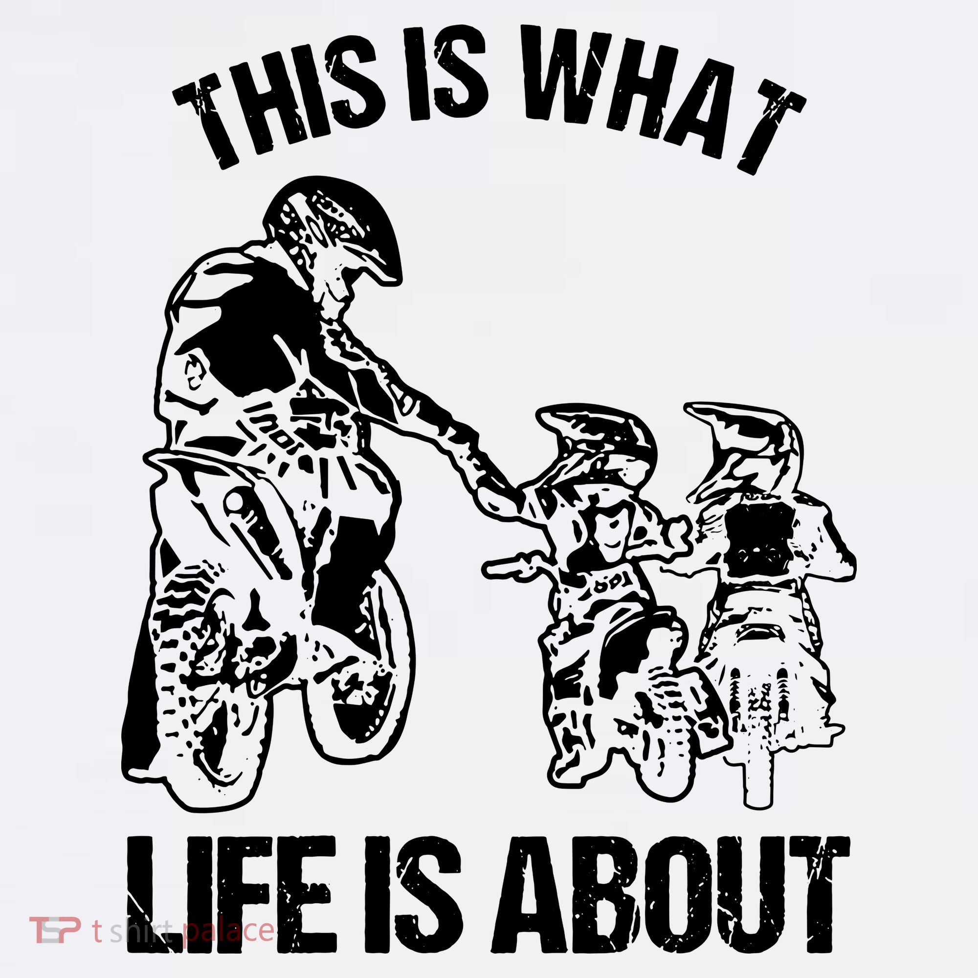 This Is What Life Is About Biker Father With Son Dirt Bike Hat