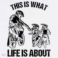 This Is What Life Is About Biker Father With Son Dirt Bike Visor thumb 3