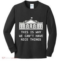 This Is Why We CanT Have Nice Things Freedom Libertarian Kids Long Sleeve Shirt thumb 0