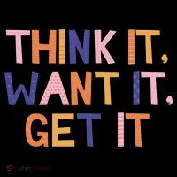 Think It Want It Get It Motivational Quote 16oz Travel Tumbler thumb 2