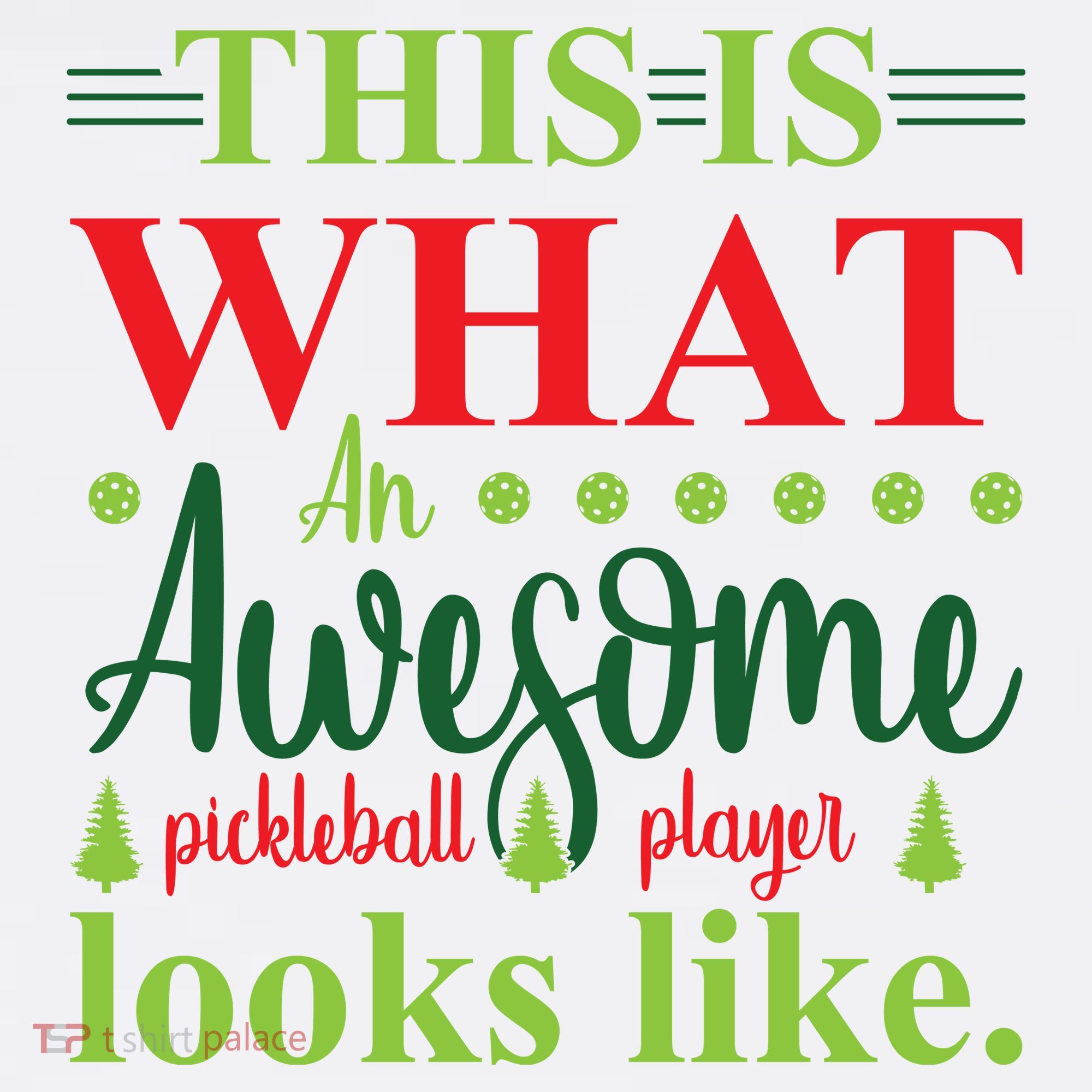 This Is What An Awesome Pickleball Player Looks Like T-Shirt
