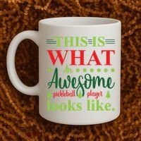 This Is What An Awesome Pickleball Player Looks Like Coffee Mug thumb 2