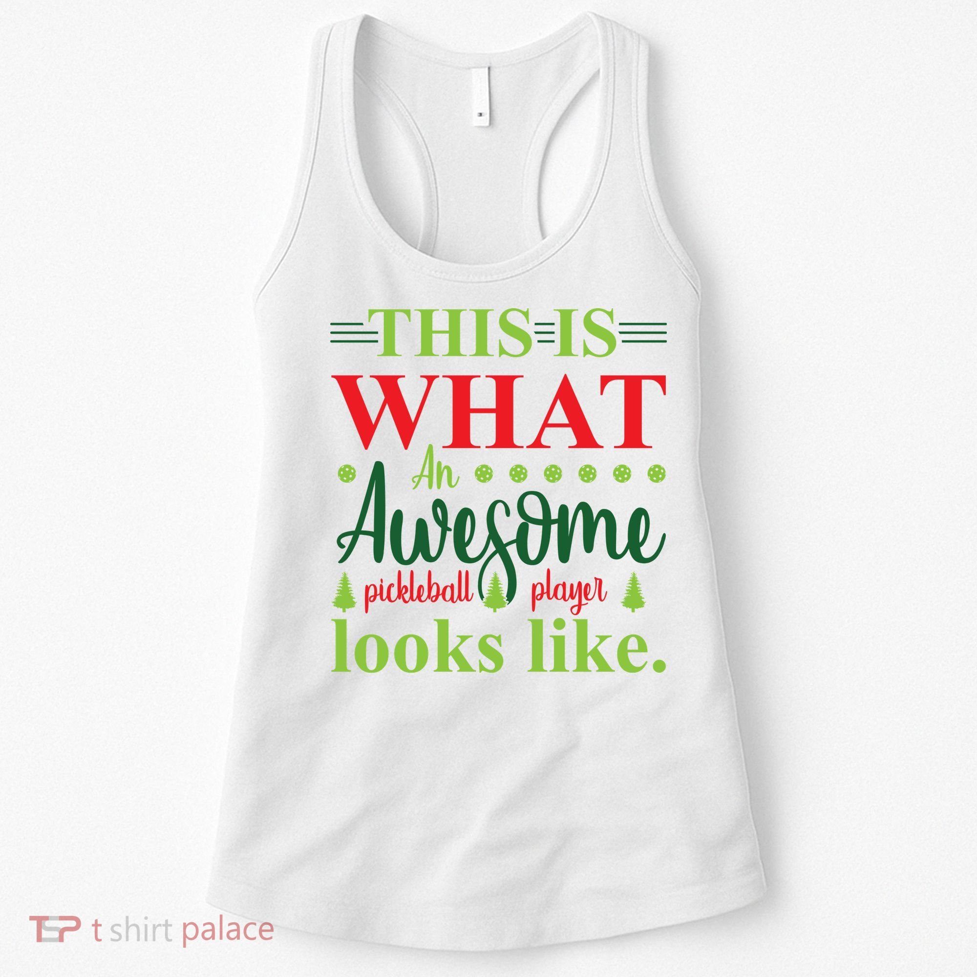 This Is What An Awesome Pickleball Player Looks Like Women's Tank Top