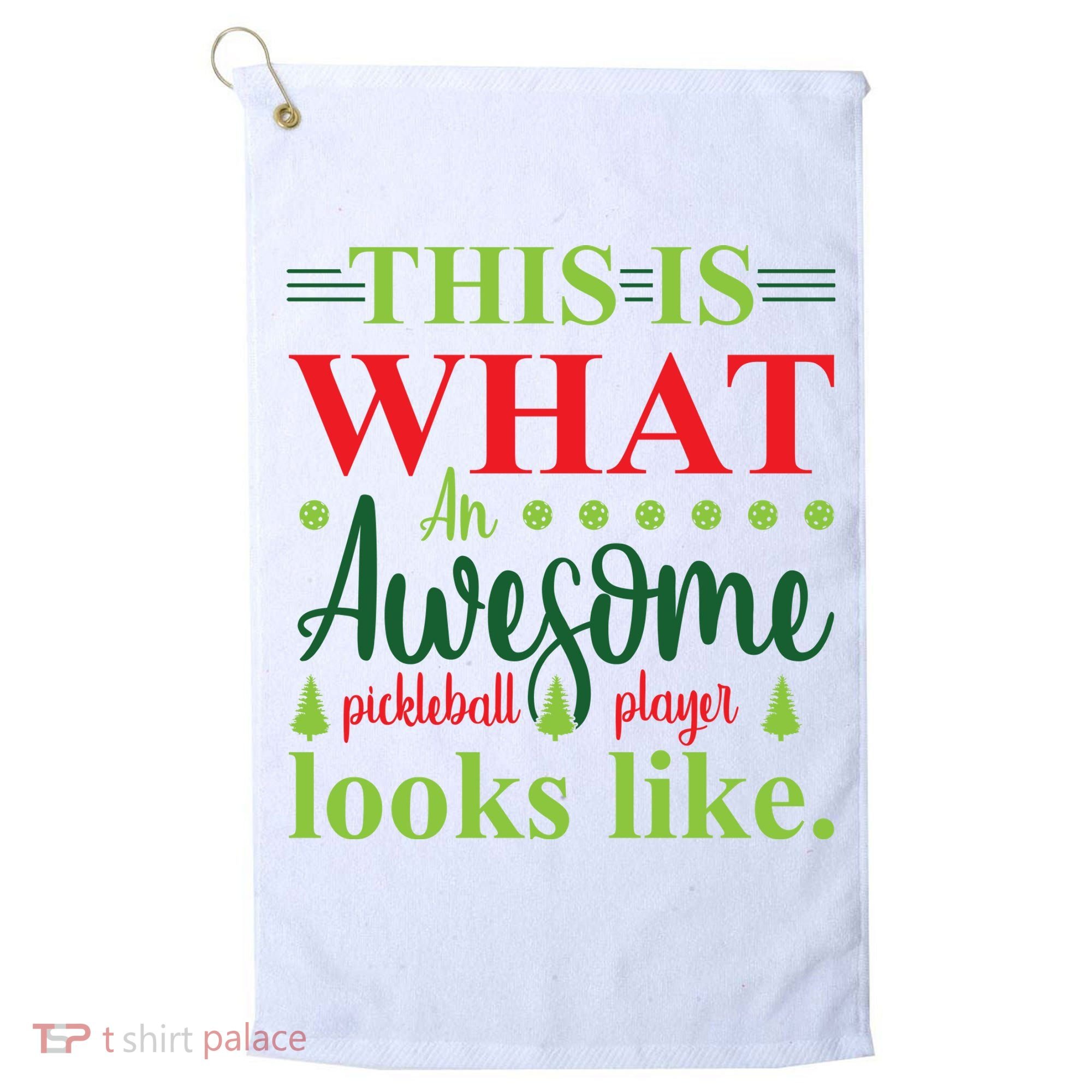 This Is What An Awesome Pickleball Player Looks Like Golf Towel