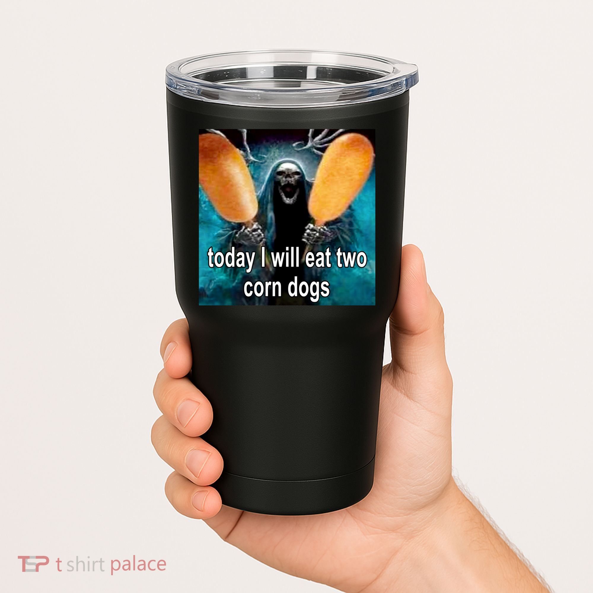 Today I Will Eat Two Corn Dogs Meme Tumbler