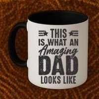 This Is What An Amazing Dad Looks Like Coffee Mug thumb 2