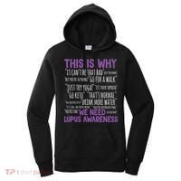 This Is Why We Need Lupus Awareness Women's Hoodie thumb 0