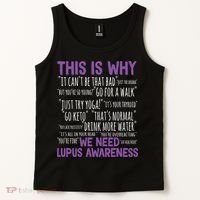 This Is Why We Need Lupus Awareness Tank Top thumb 2