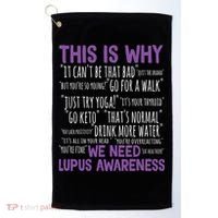 This Is Why We Need Lupus Awareness Golf Towel thumb 0
