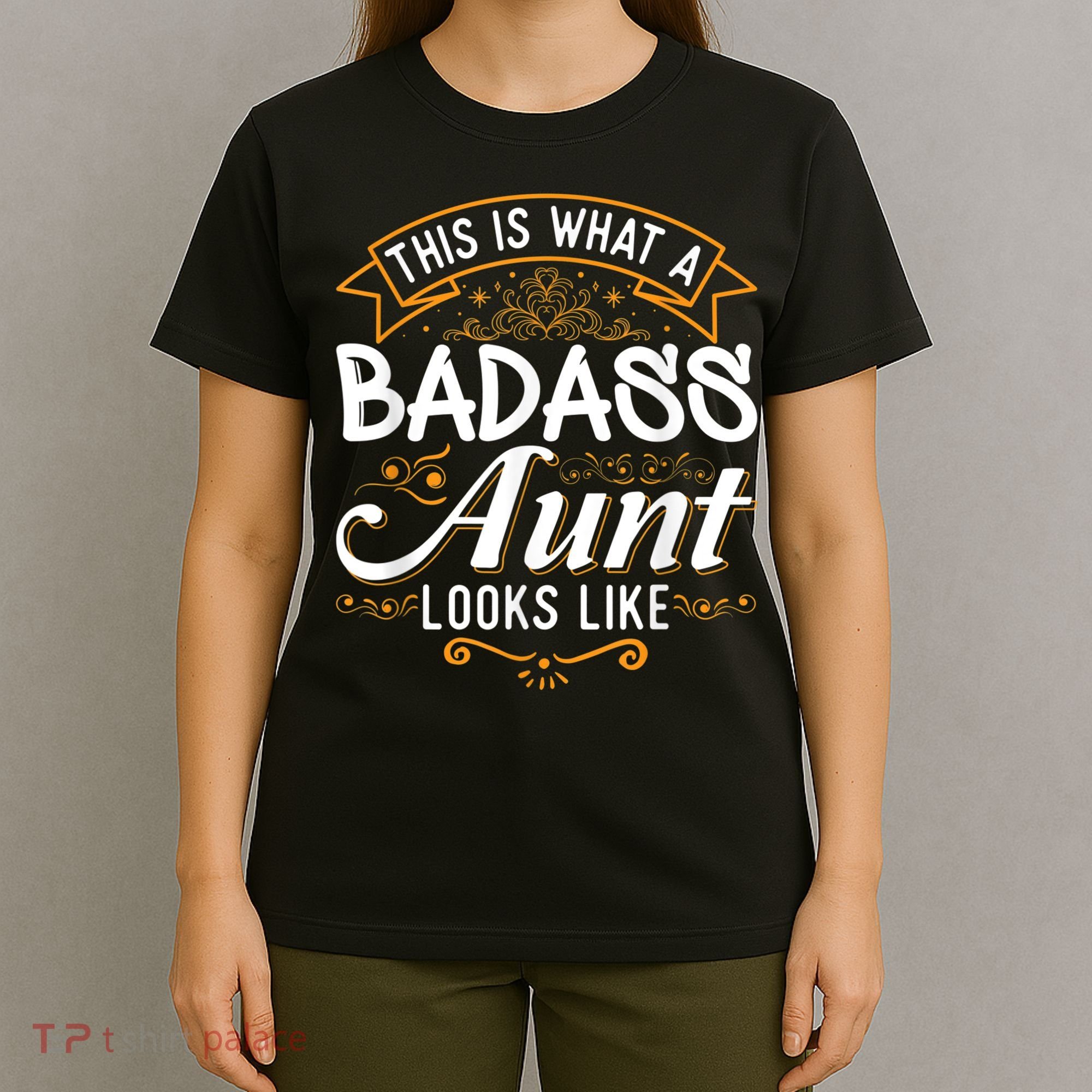 This Is What A Badass Aunt Looks Like Soon To Be Auntie T-Shirt