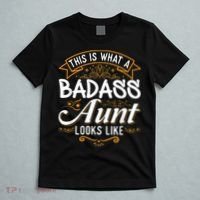 This Is What A Badass Aunt Looks Like Soon To Be Auntie T-Shirt thumb 5