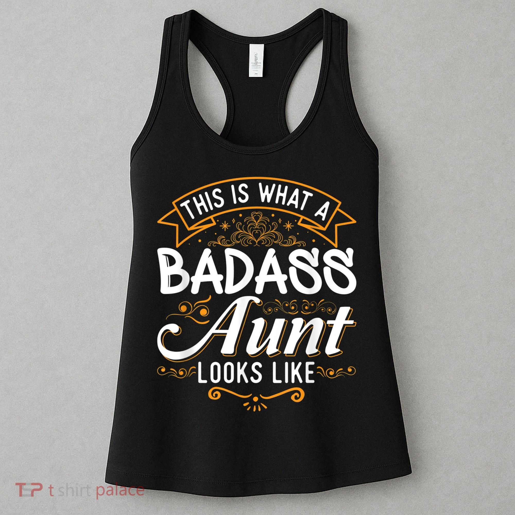 This Is What A Badass Aunt Looks Like Soon To Be Auntie Women's Tank Top