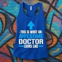 This Is What An Awesome Doctor Looks Like Hospital Medicine Gift Women's Tank Top thumb 3