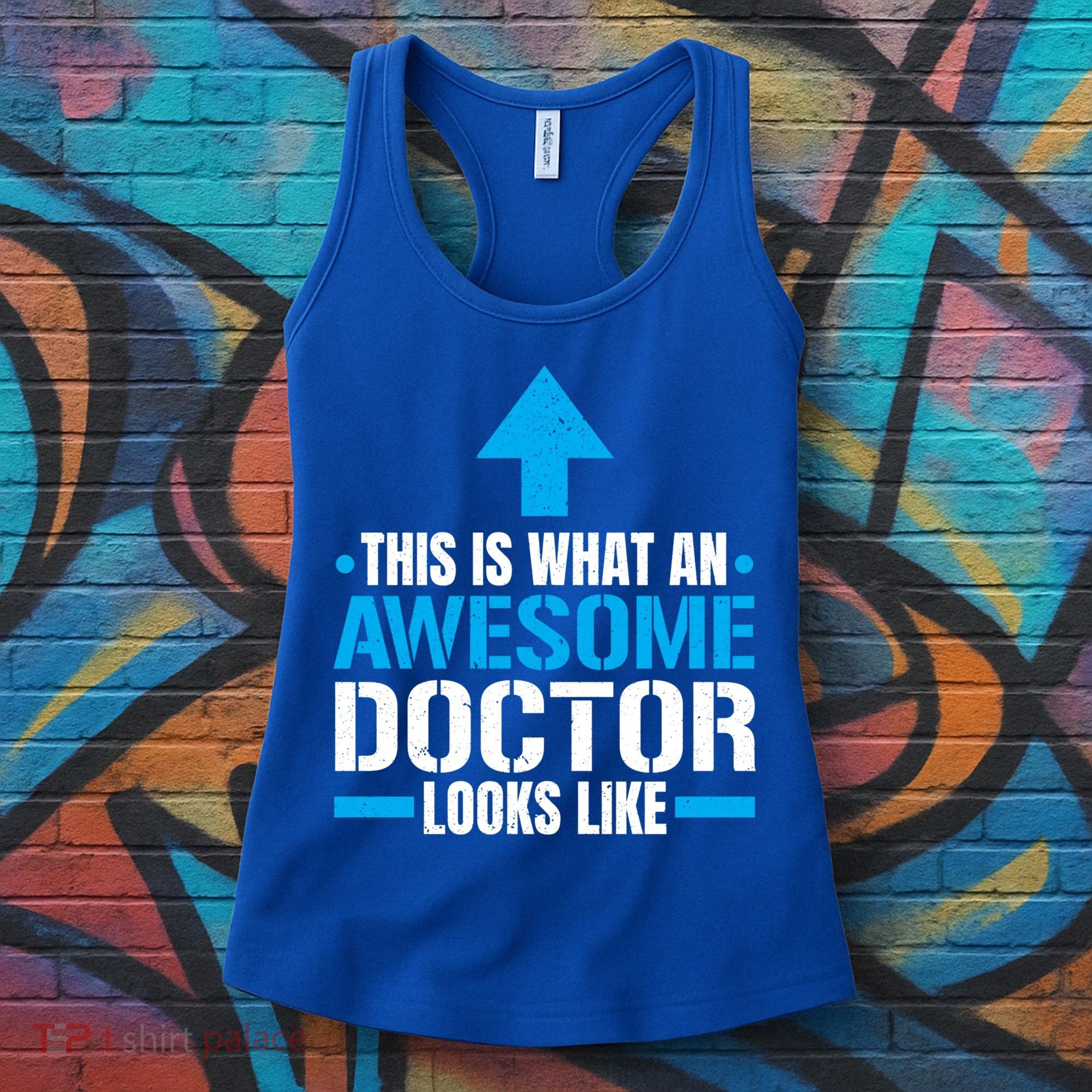 This Is What An Awesome Doctor Looks Like Hospital Medicine Gift Women's Tank Top