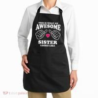 This Is What An Awesome Sister Looks Like Apron thumb 2