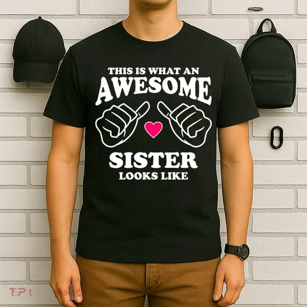 This Is What An Awesome Sister Looks Like T-Shirt