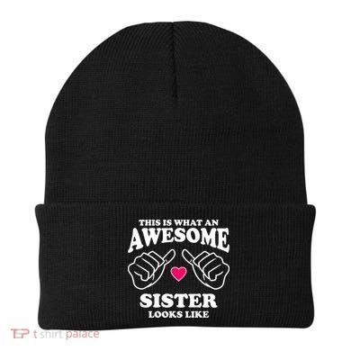This Is What An Awesome Sister Looks Like Beanie