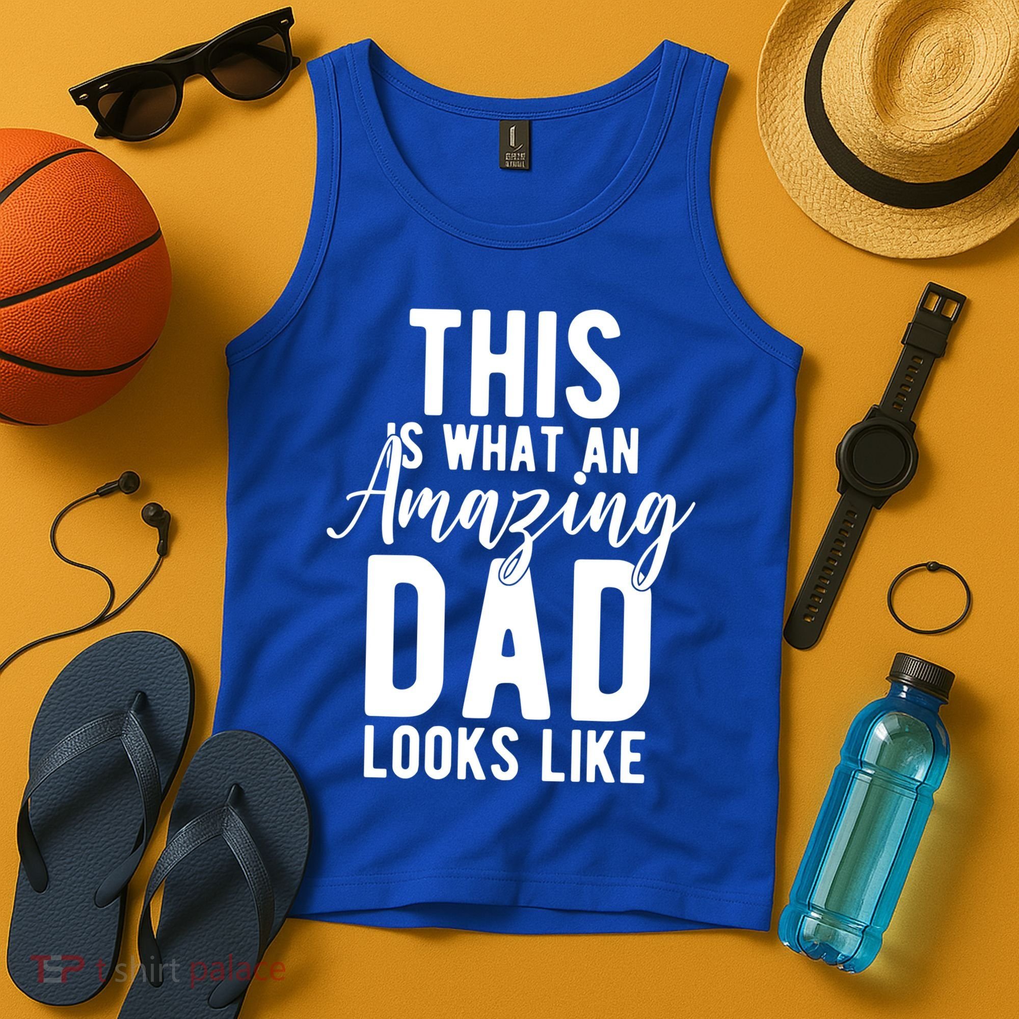 This Is What An Amazing Dad Looks Like Gift Tank Top