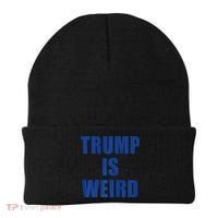 Trump Is Weird Premium Beanie thumb 0