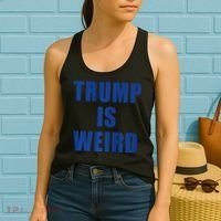Trump Is Weird Premium Women's Tank Top thumb 2