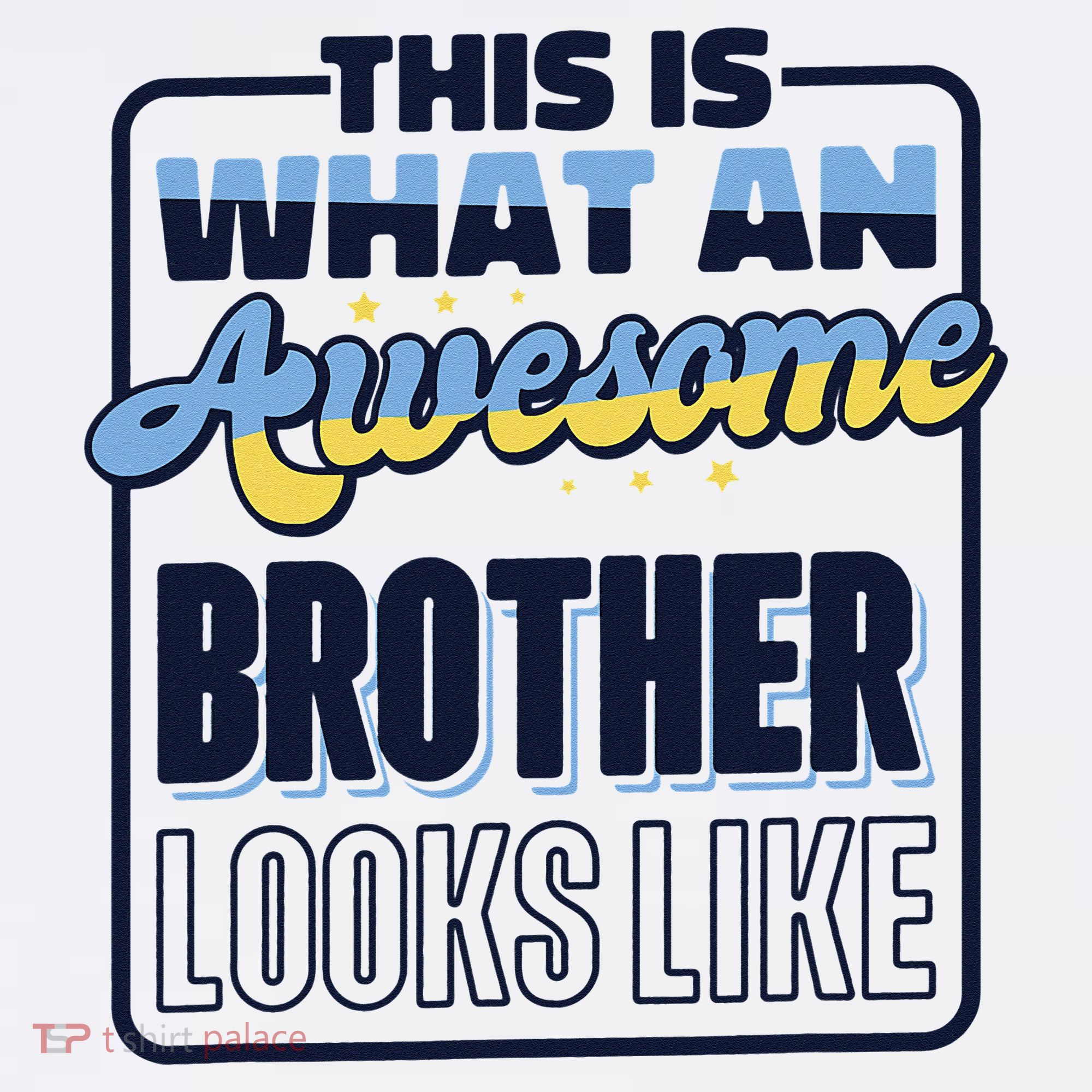 This Is What An Awesome Brother Looks Like, Awesome Brother Apron
