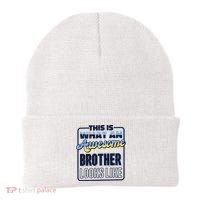 This Is What An Awesome Brother Looks Like, Awesome Brother Beanie thumb 0