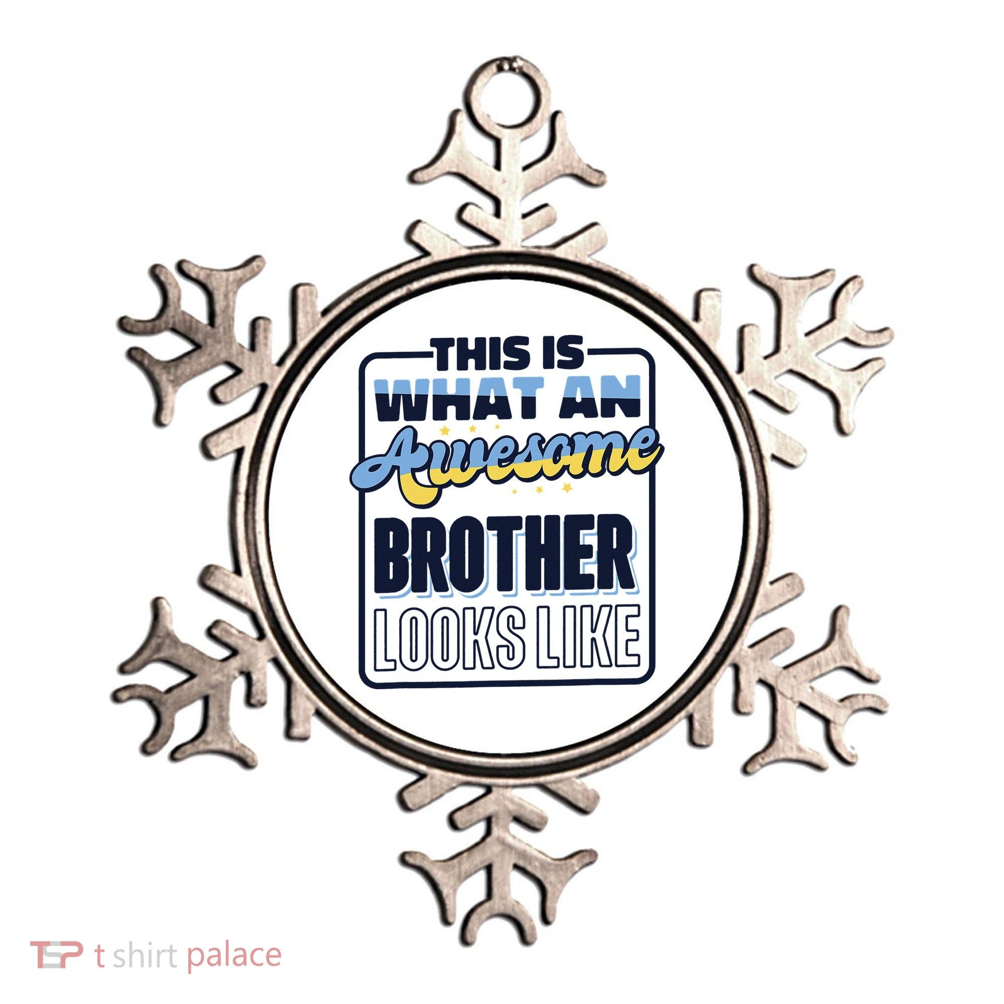 This Is What An Awesome Brother Looks Like, Awesome Brother Ornament