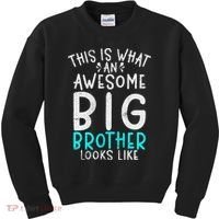This Is What An Awesome Big Brother Looks Like Big Brother Kids Sweatshirt thumb 0