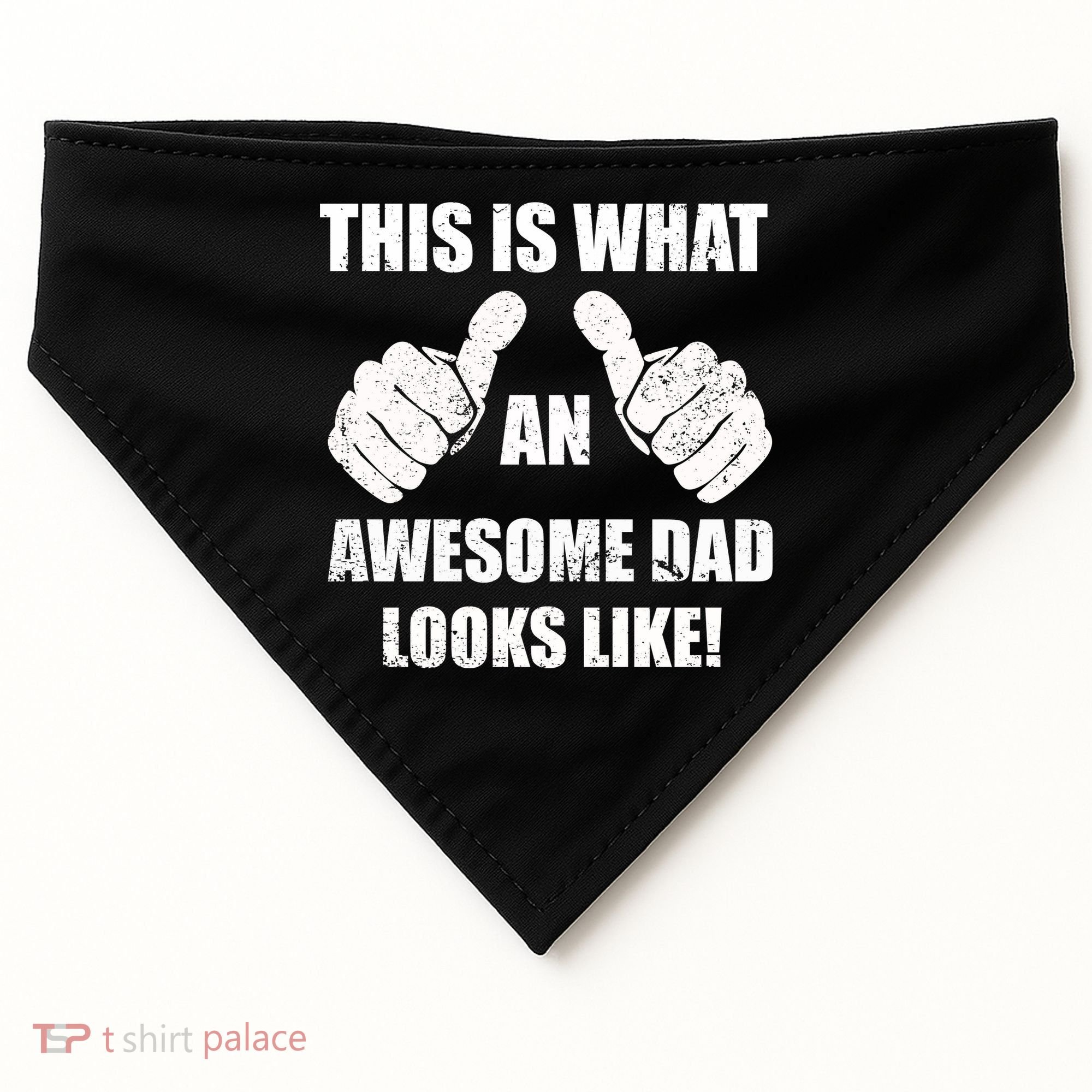 This Is What An Awesome Dad Looks Like USA-Made Doggie Bandana