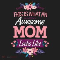 This Is What An Awesome Mom Looks Like On Mothers Day Beanie thumb 2