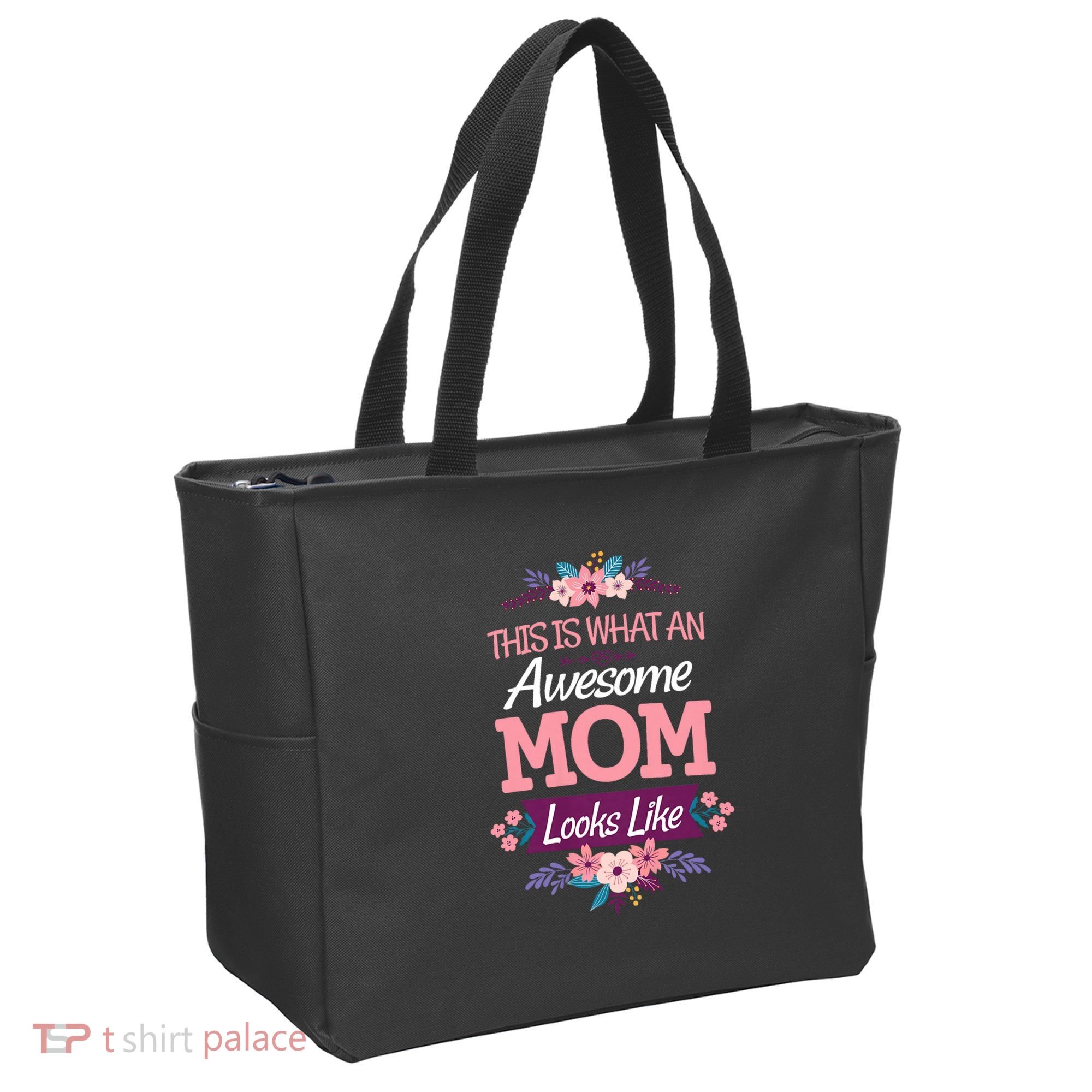 This Is What An Awesome Mom Looks Like On Mothers Day Tote Bag