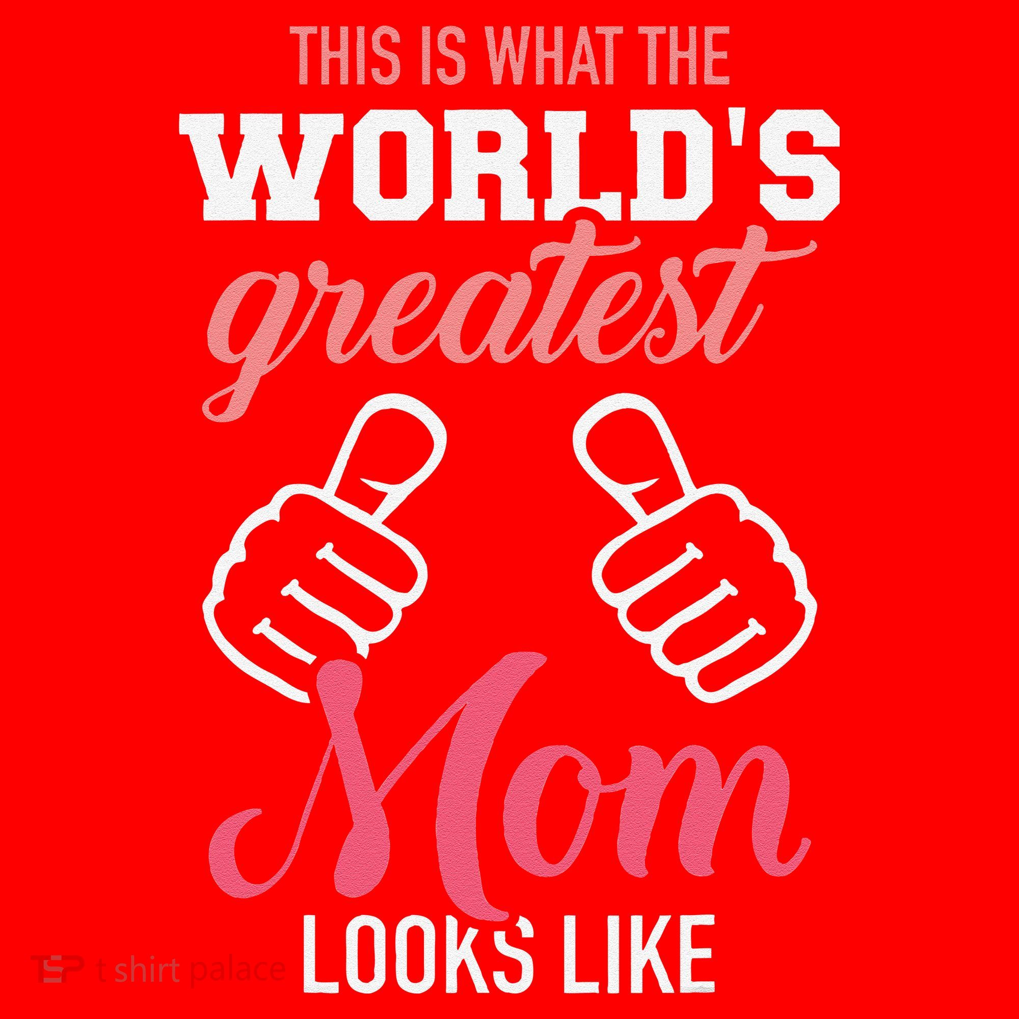 This Is What WorldS Greatest Mom Looks Like MotherS Day Santa Hat