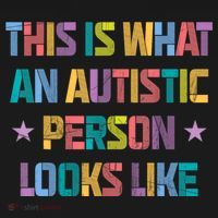 This Is What An Autistic Person Looks Like Funny Sayings Hoodie thumb 2