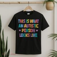 This Is What An Autistic Person Looks Like Funny Sayings T-Shirt thumb 2