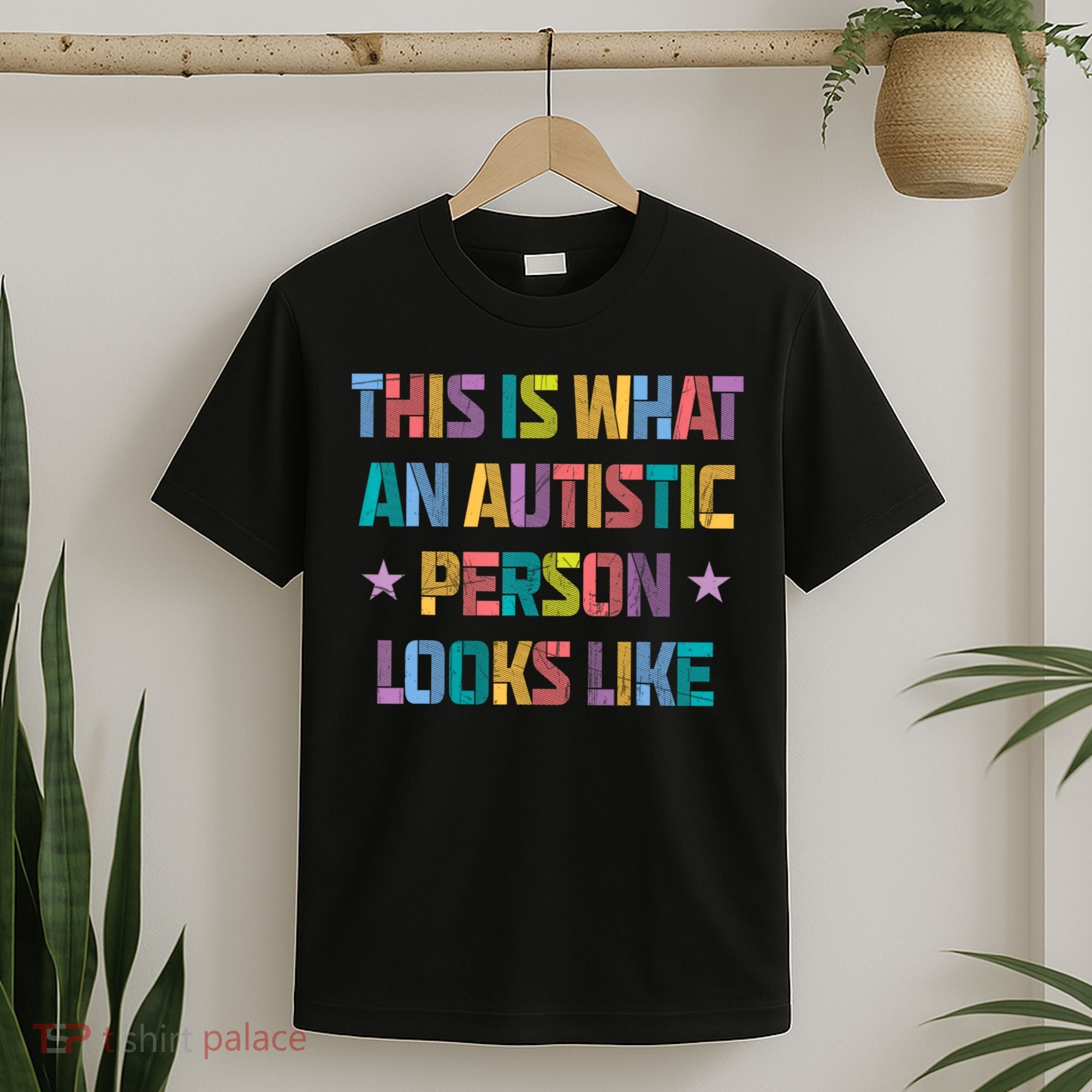 This Is What An Autistic Person Looks Like Funny Sayings T-Shirt