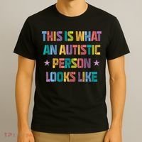 This Is What An Autistic Person Looks Like Funny Sayings T-Shirt thumb 3
