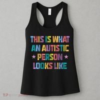 This Is What An Autistic Person Looks Like Funny Sayings Women's Tank Top thumb 3