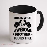 This Is What An Awesome Brother Looks Like Gift Coffee Mug thumb 1
