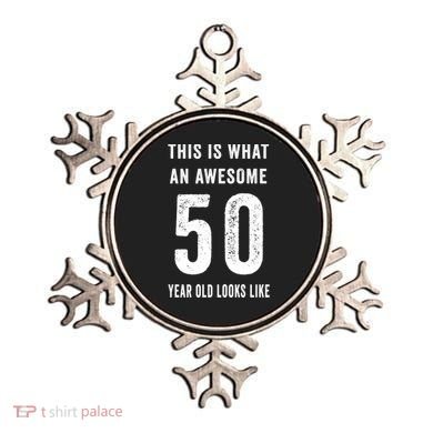 This Is What An Awesome 50 Year Old Looks Like Birthday Ornament