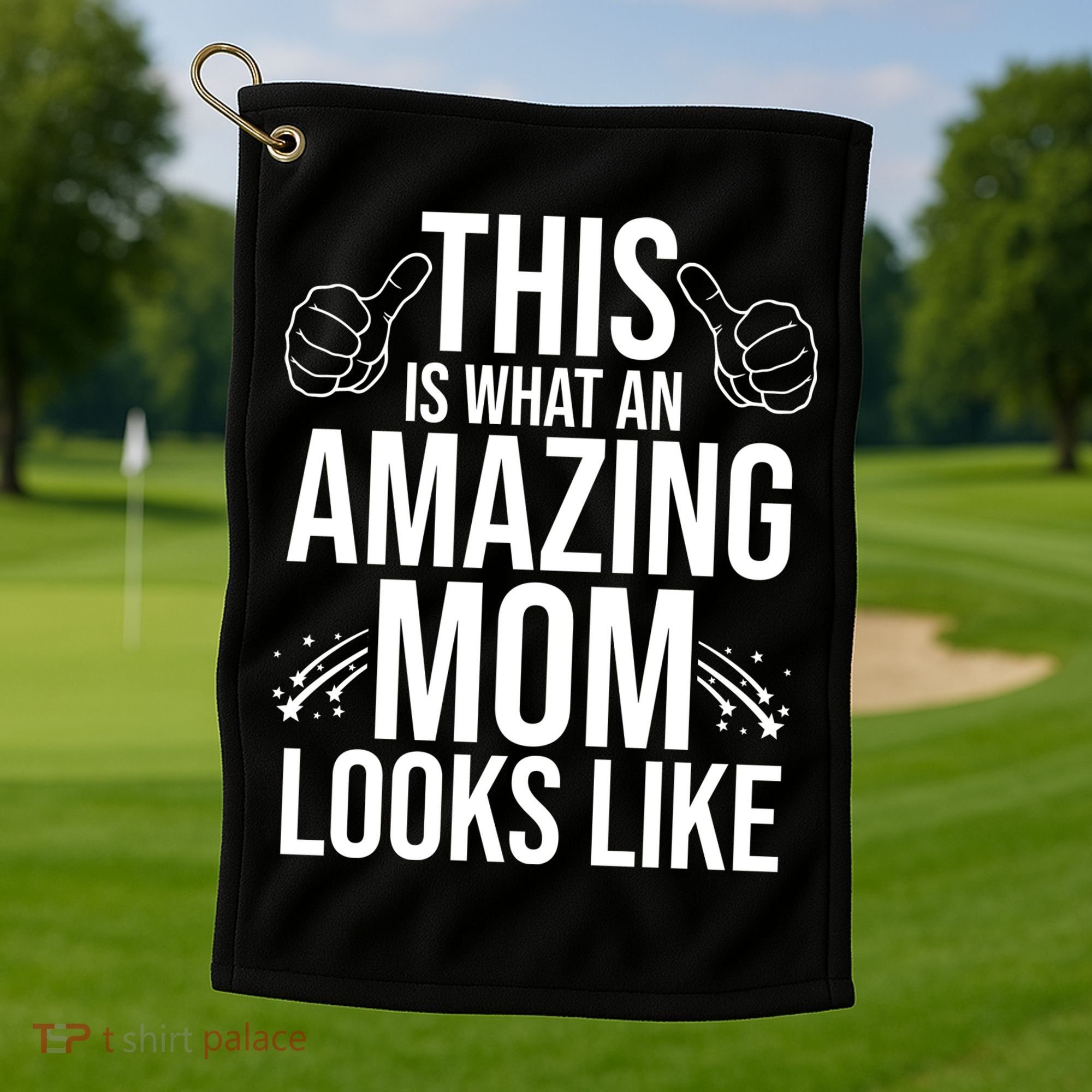 This Is What An Amazing Mom Looks Like Golf Towel