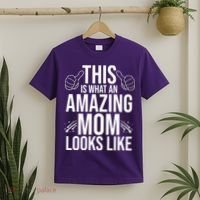 This Is What An Amazing Mom Looks Like T-Shirt thumb 2
