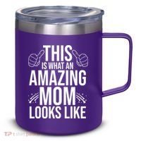 This Is What An Amazing Mom Looks Like 12oz Stainless Steel Coffee Mug thumb 0